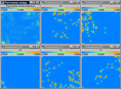 Рис.4. Расположение на карте неплательщиков